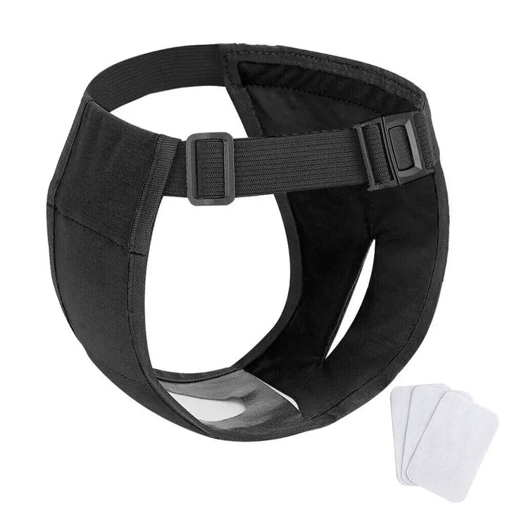 Unisex dog training pants with reusable diapers, designed for comfort and incontinence management