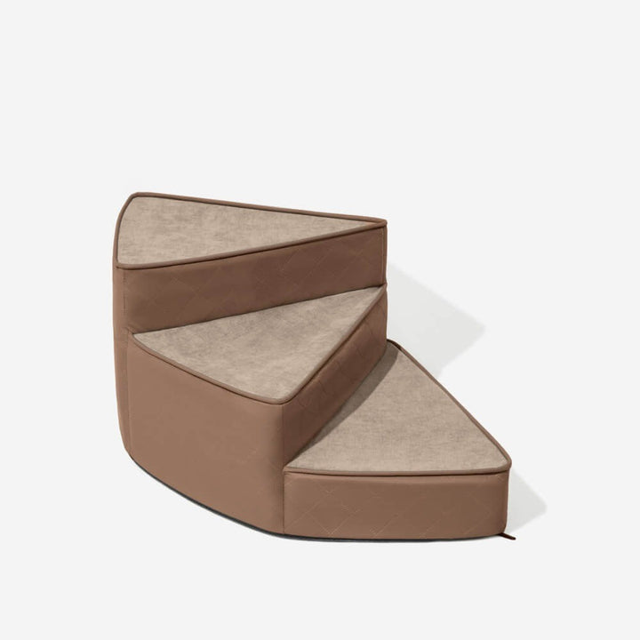 Faux leather pet ramp, perfect for small animals needing help with elevation