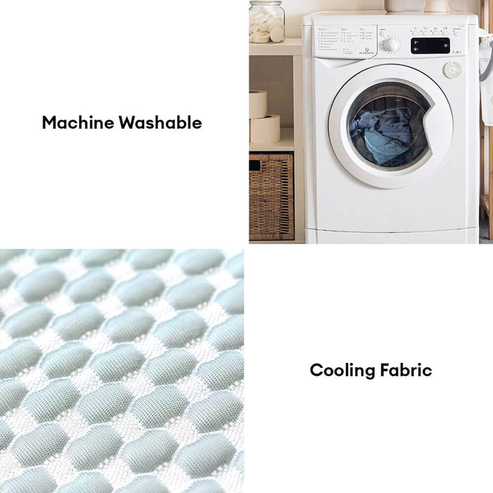 Stylish cooling pet bed and couch cover for dogs & cats, black, protects furniture from fur