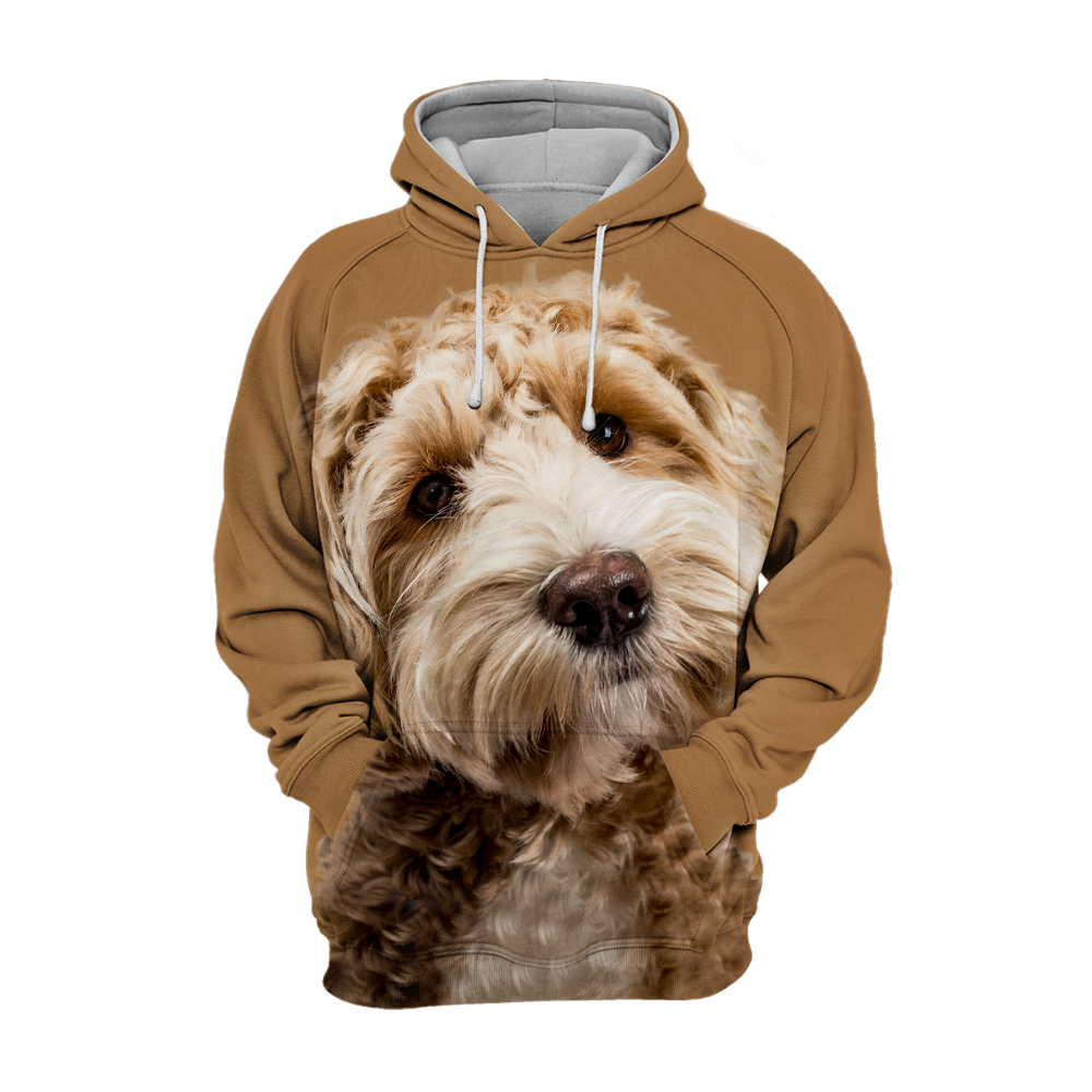 Unisex dog hoodie sweater in soft cotton blend, comfort fit for pets, large sizes available.