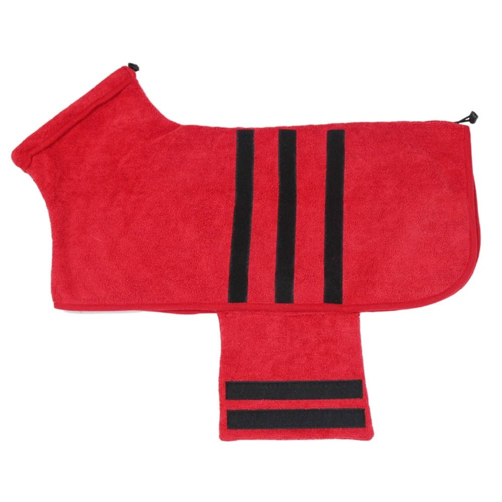 Yellow quick-dry pet bathrobe for cats, absorbent microfiber petcare accessory