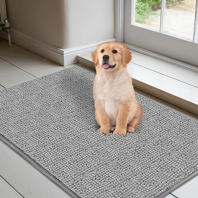 Unisex Pet Mud & Dirt Trapper Mat for Dogs, absorbent and non-slip