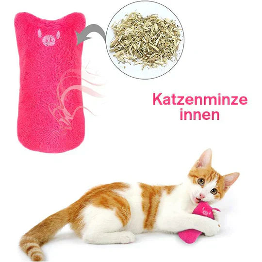Durable pet supply: unisex scratch-resistant cat toy infused with stimulating catnip
