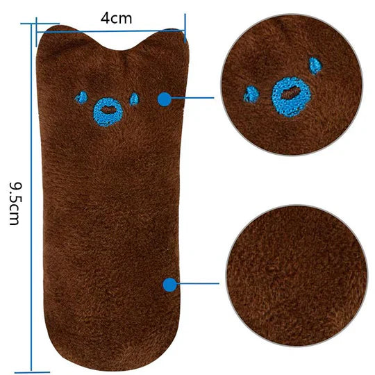 Feline playtime essential: scratch-resistant cat toy with catnip, built for durability