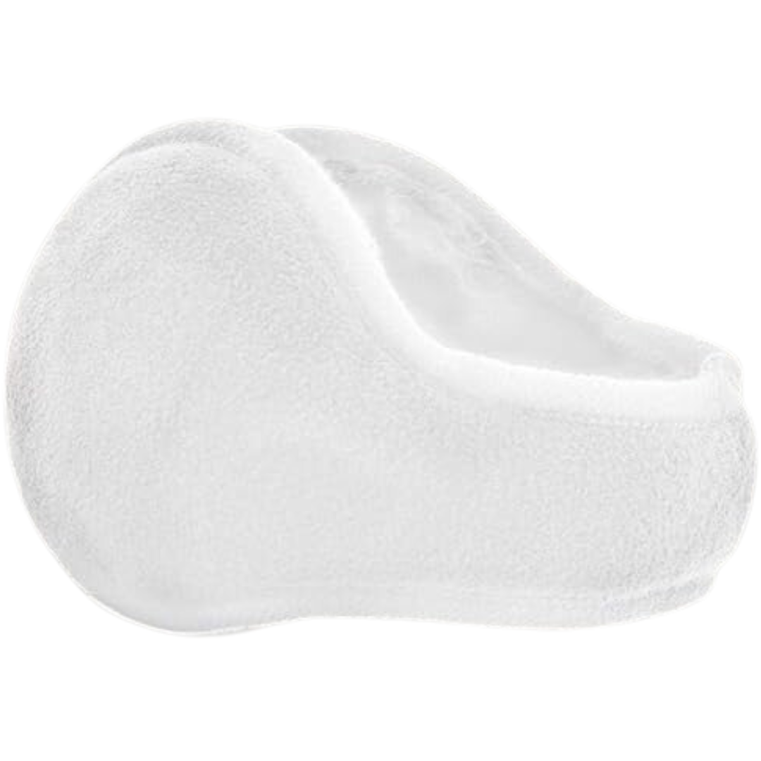 Foldable thermal fleece ear warmers, perfect for men & women's outdoor winter activities.