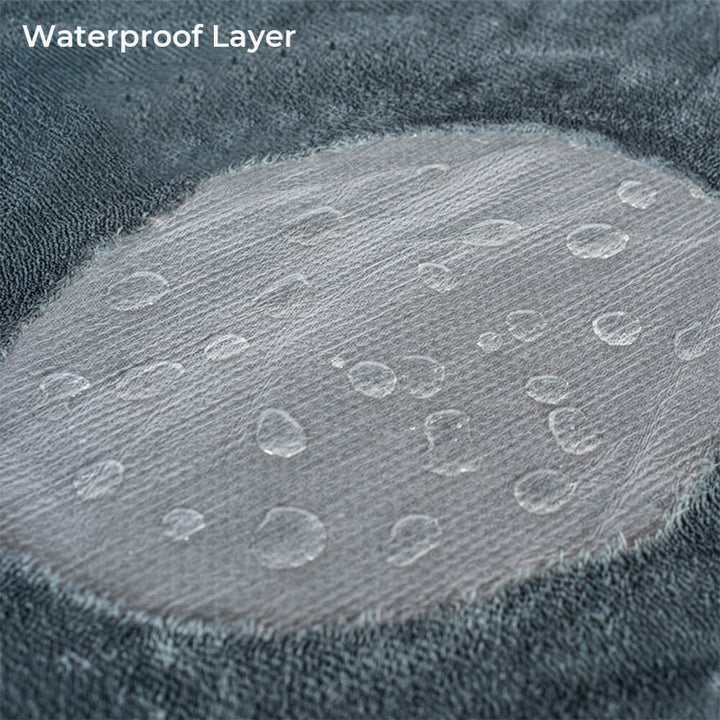 Machine washable waterproof pet blanket, flannel and sherpa fleece for dogs, comfortable home decor