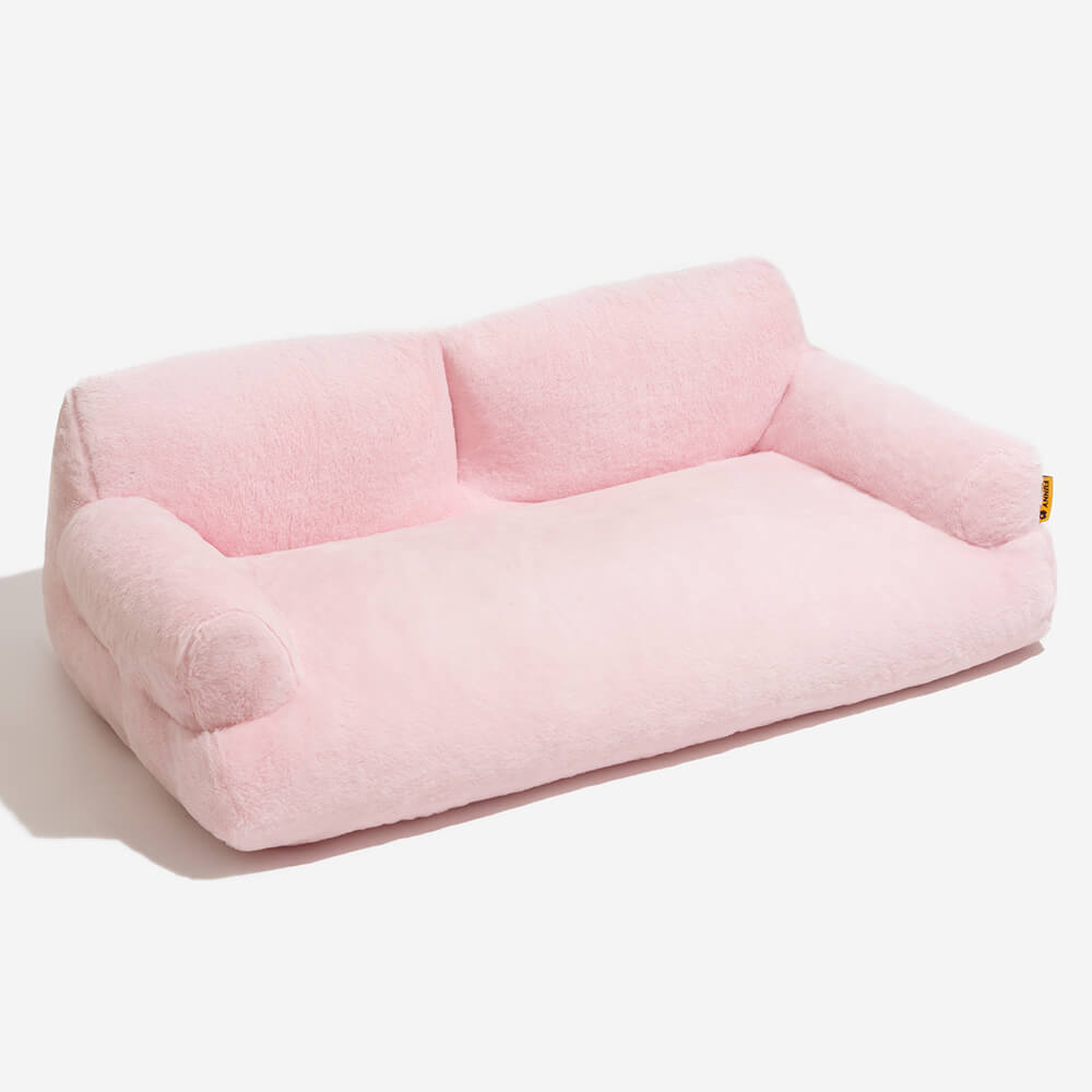 Accent pet furniture: 'Vintage Diamond' sofa bed, a charming cat or dog accessory