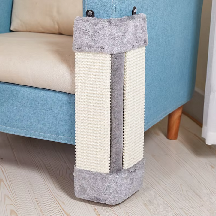 Pet supplies: durable cat scratching board with soft, inviting cover, mounts easily on wall