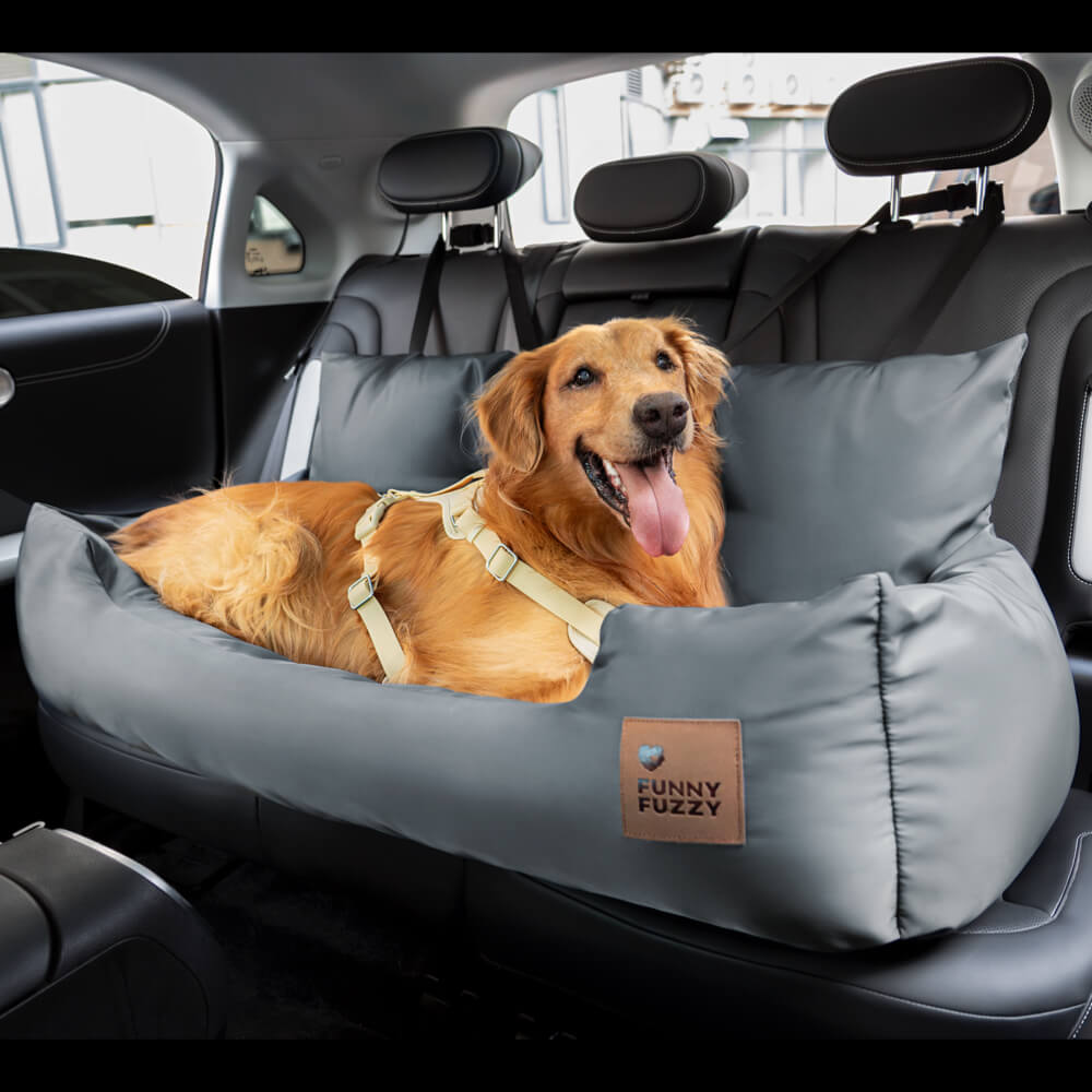 Durable dog car seat cover, tear-resistant for active pet travel