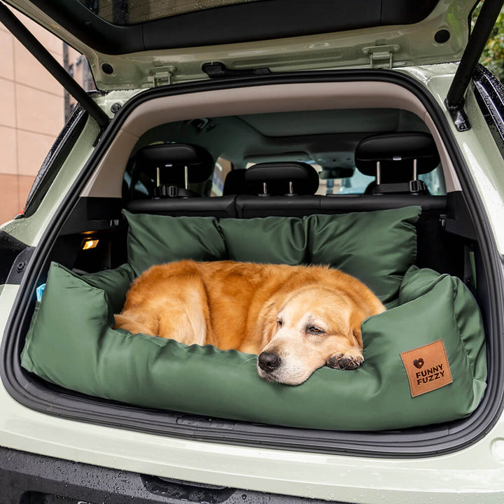 Dog car seat cover, perfect blend of pet travel comfort & car protection