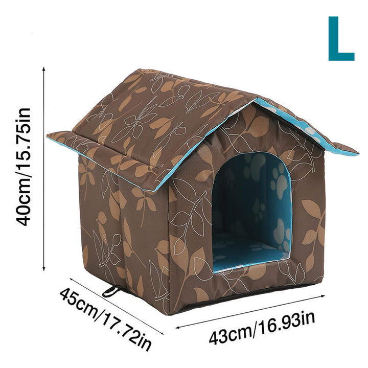 Pet supplies: Outdoor shelter with self-warming pad, best for cats, small dogs, and feral cats.