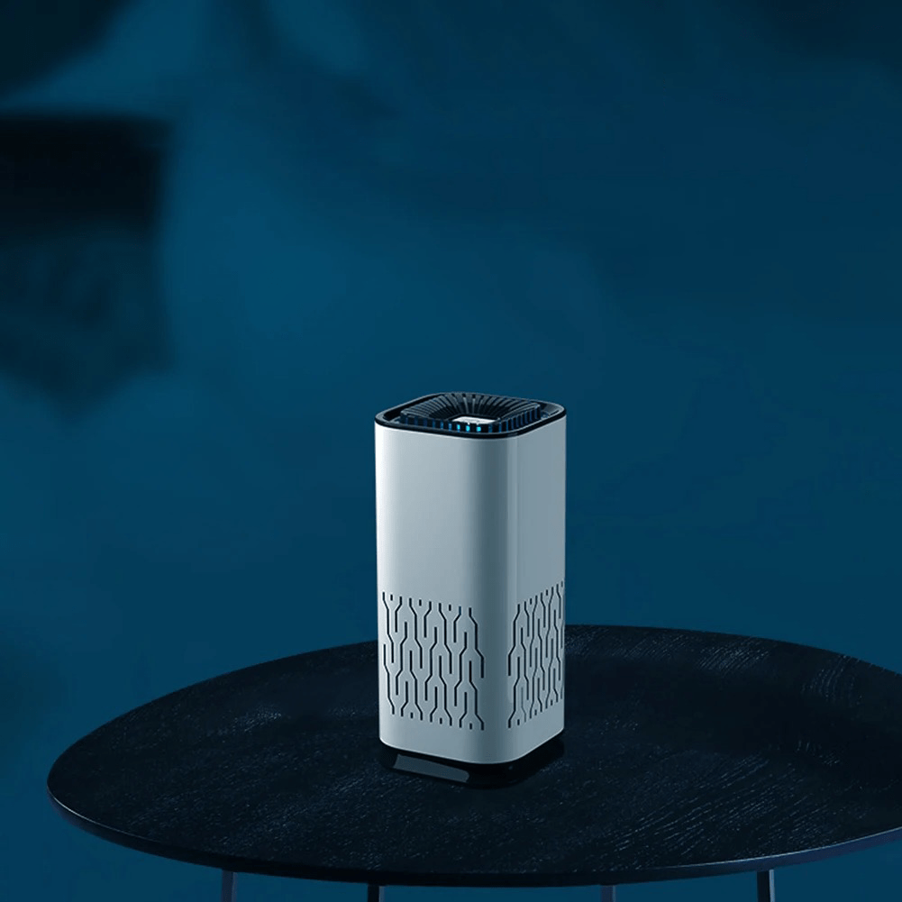 Efficient air purifier with HEPA filter, essential for maintaining clean air quality and reducing pet-related allergens
