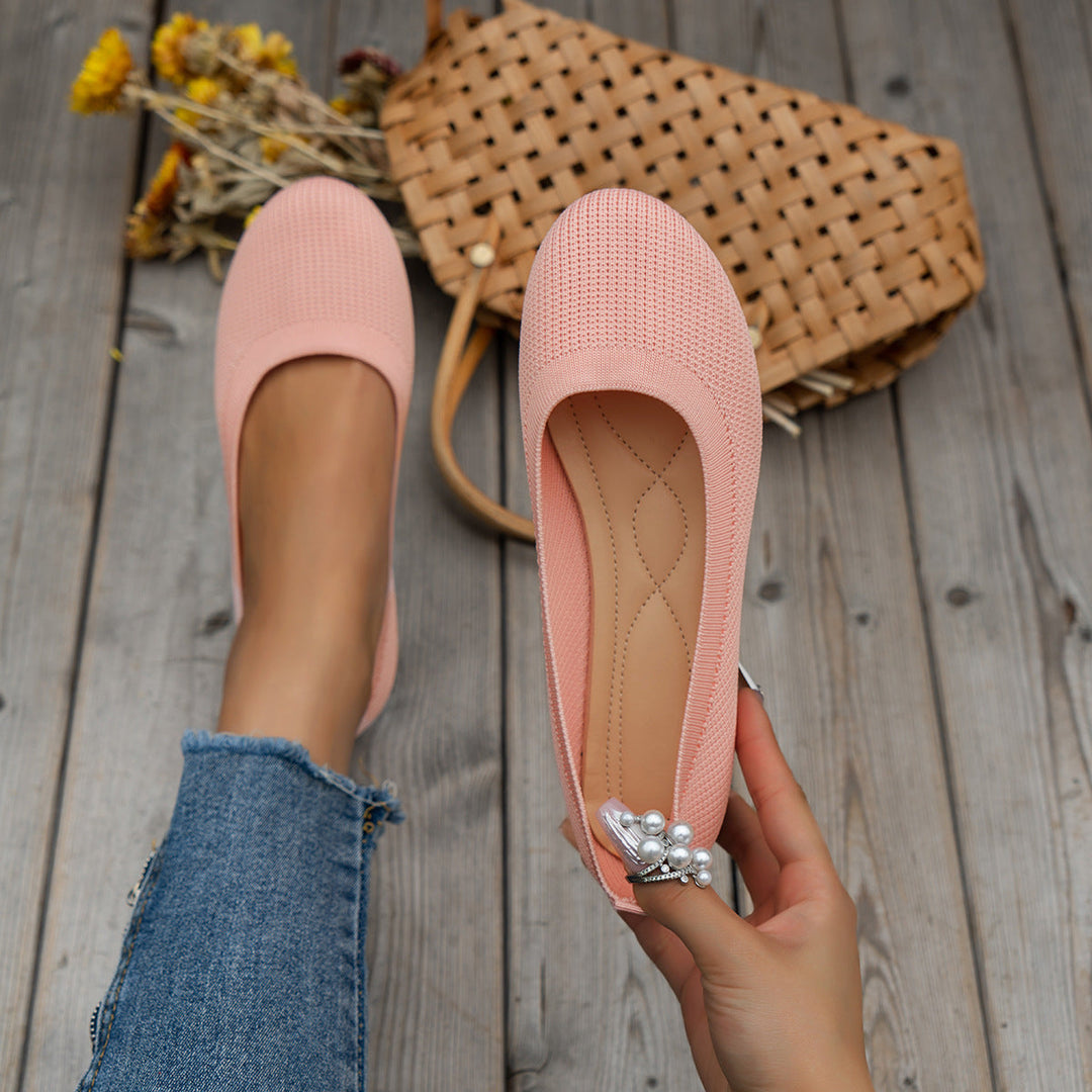 Essential women's orthopedic slip-on flats for daily comfort, support, and effortless style.